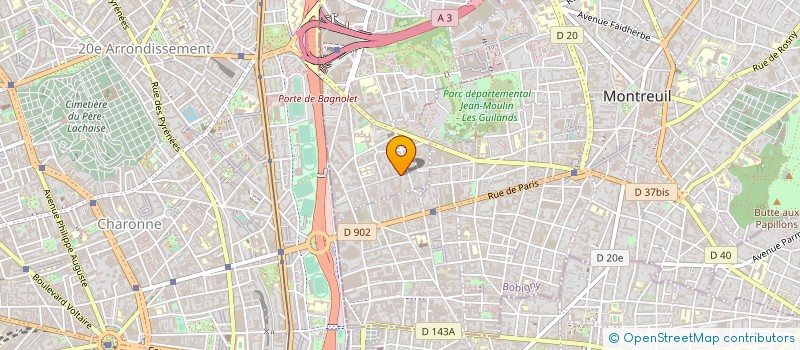 localisation de l'entreprise SOCIETE CIVILE IMMOBILIERE 86-90 VICTOR HUGO à BAGNOLET