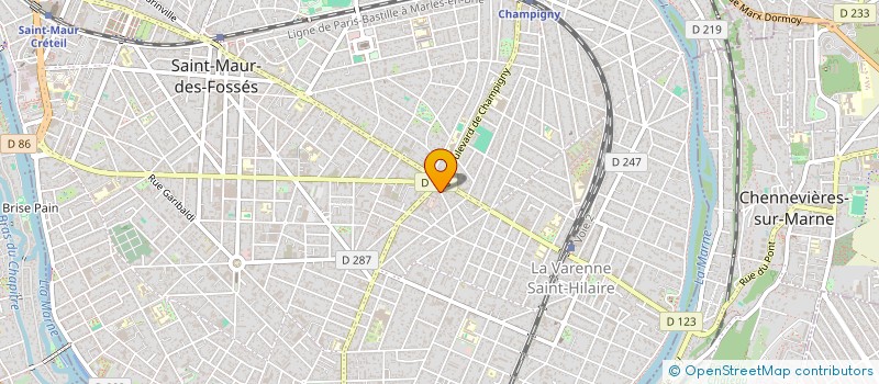 localisation de l'entreprise SOCIETE CIVILE IMMOBILIERE 86 BIS SALENGRO à SAINT-MAUR-DES-FOSSES