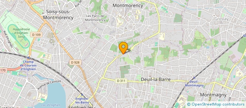 localisation de l'entreprise SOCIETE CIVILE IMMOBILIERE A & A  DEUIL-LA-BARRE