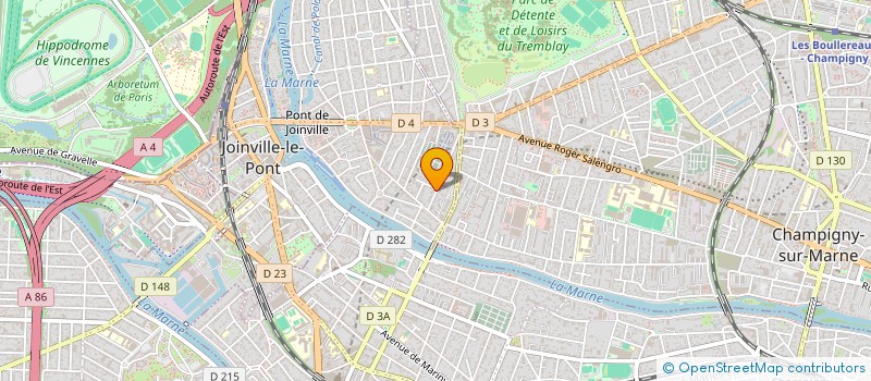 localisation de l'entreprise SOCIETE CIVILE IMMOBILIERE A.A.M.H.  JOINVILLE-LE-PONT