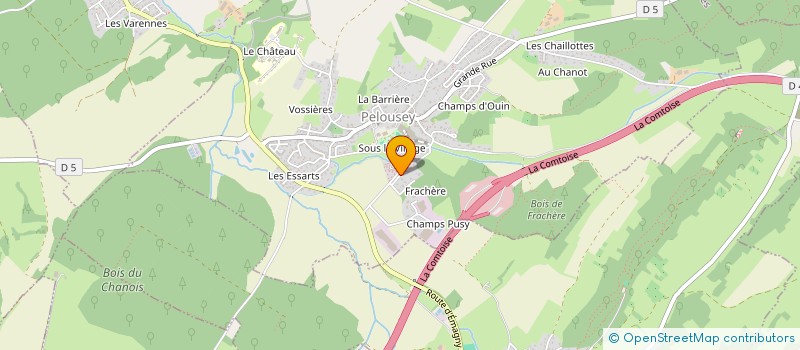 localisation de l'entreprise SOCIETE CIVILE IMMOBILIERE A C 2 J  PELOUSEY