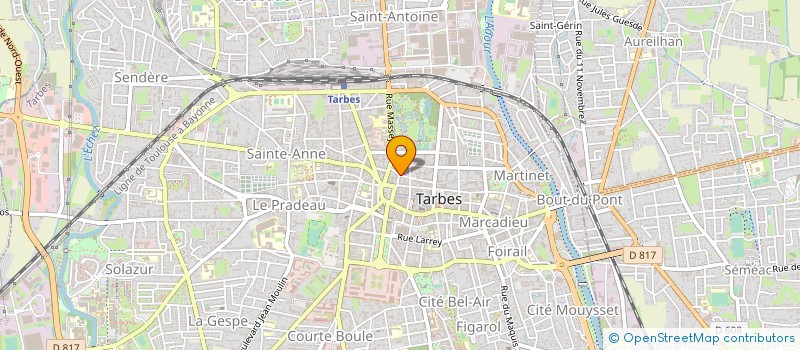 localisation de l'entreprise SOCIETE CIVILE IMMOBILIERE A.C.C.  TARBES