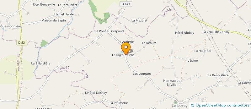 localisation de l'entreprise SOCIETE CIVILE IMMOBILIERE A CAPITAL VARIABLE A&C ET PAR ABREVIATION SCI A CAPITAL VARIABLE A&C  LE LOREY