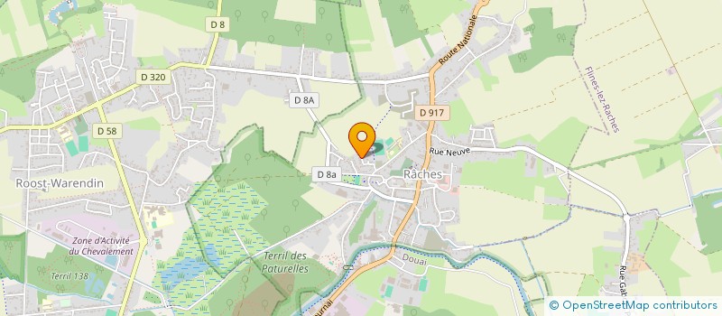 localisation de l'entreprise SOCIETE CIVILE IMMOBILIERE A CAPITAL VARIABLE ENTREDERUE  RACHES