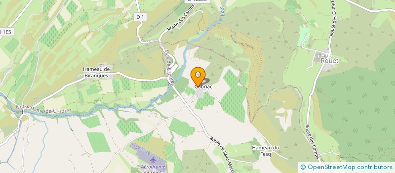 localisation de l'entreprise SOCIETE CIVILE IMMOBILIERE A CAPITAL VARIABLE LE DOMAINE DE METANOIA  MAS-DE-LONDRES