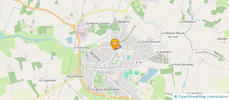 localisation de l'entreprise SOCIETE CIVILE IMMOBILIERE A CAPITAL VARIABLE PLISSONNEAU & CIE  SAINT-PERE-EN-RETZ