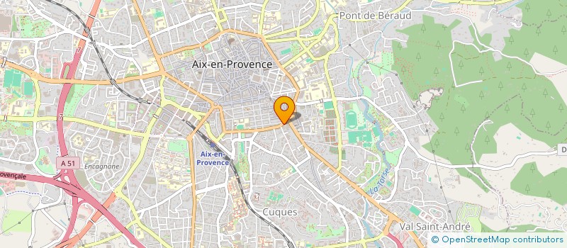 localisation de l'entreprise SOCIETE CIVILE IMMOBILIERE A CAPITAL VARIABLE PROVENCE INVESTISSEMENT  AIX-EN-PROVENCE