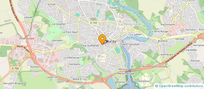 localisation de l'entreprise SOCIETE CIVILE IMMOBILIERE A.D. à AURAY