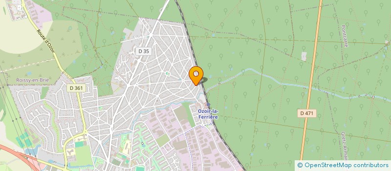 localisation de l'entreprise SOCIETE CIVILE IMMOBILIERE A.D.S.  OZOIR-LA-FERRIERE