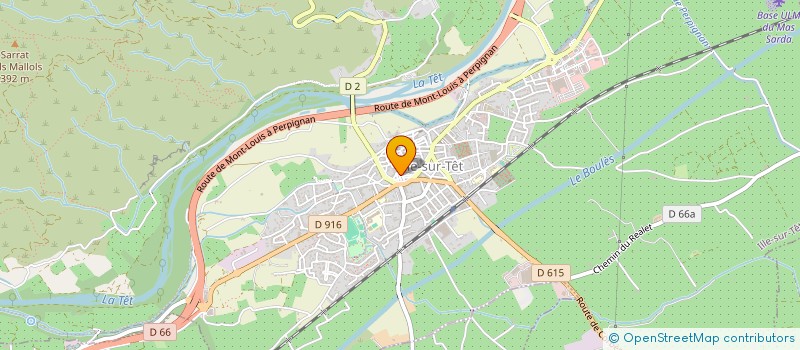 localisation de l'entreprise SOCIETE CIVILE IMMOBILIERE A.E.C.  ILLE-SUR-TET