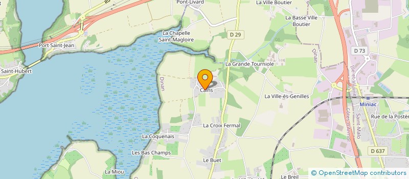 localisation de l'entreprise SOCIETE CIVILE IMMOBILIERE A L' OUEST  D'EDEN  PLEUDIHEN-SUR-RANCE