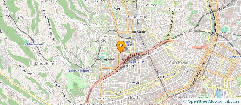 localisation de l'entreprise SOCIETE CIVILE IMMOBILIERE A.L.V à NICE