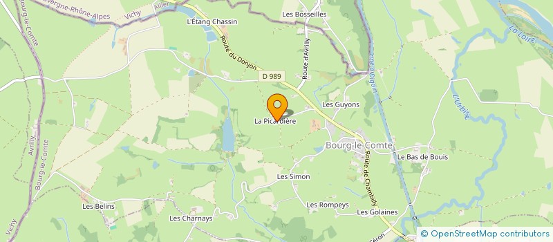 localisation de l'entreprise SOCIETE CIVILE IMMOBILIERE A.L.Z.  BOURG-LE-COMTE