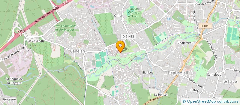 localisation de l'entreprise SOCIETE CIVILE IMMOBILIERE A.S.B.  GRADIGNAN