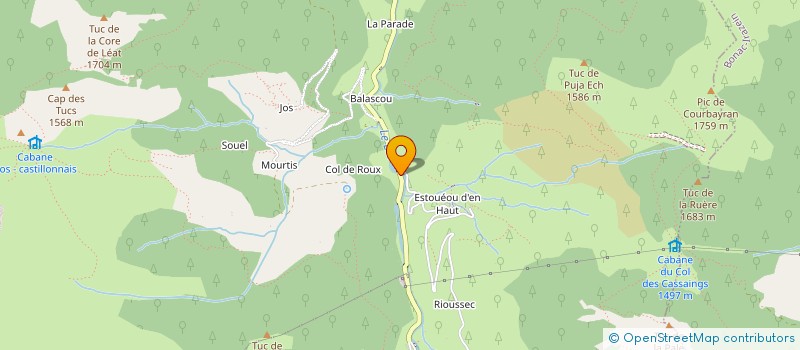 localisation de l'entreprise SOCIETE CIVILE IMMOBILIERE A TOI NAIS à CASTILLON-EN-COUSERANS