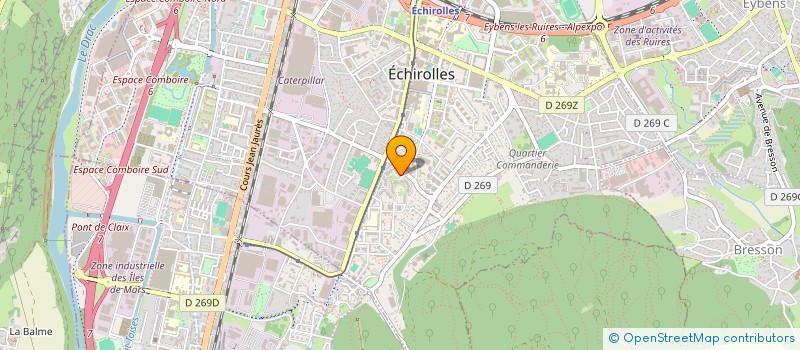 localisation de l'entreprise SOCIETE CIVILE IMMOBILIERE AA à ECHIROLLES