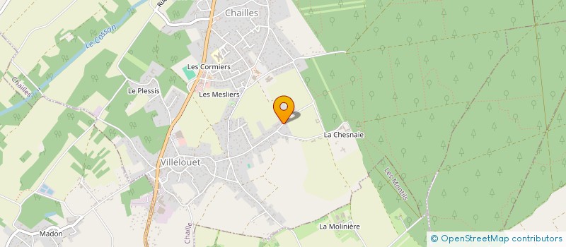 localisation de l'entreprise SOCIETE CIVILE IMMOBILIERE AB INITIO  CHAILLES