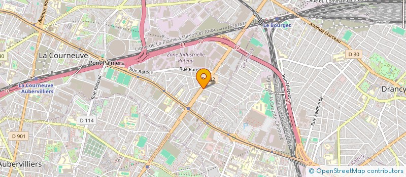 localisation de l'entreprise SOCIETE CIVILE IMMOBILIERE ABD.DJAMA à LA COURNEUVE