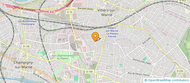 localisation de l'entreprise SOCIETE CIVILE IMMOBILIERE AC ET COMPAGNIE  VILLIERS-SUR-MARNE