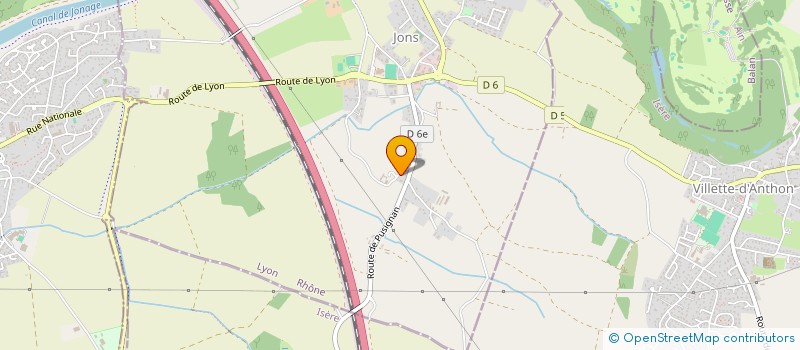 localisation de l'entreprise SOCIETE CIVILE IMMOBILIERE AC2M  JONS