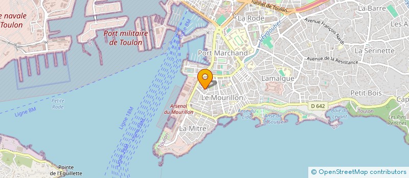 localisation de l'entreprise SOCIETE CIVILE IMMOBILIERE ACINQ  TOULON