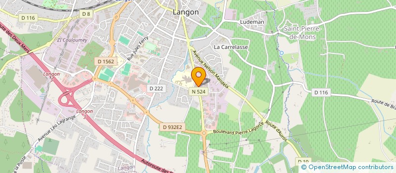 localisation de l'entreprise SOCIETE CIVILE IMMOBILIERE ACMV à LANGON
