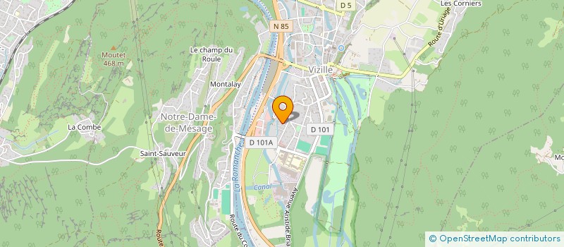 localisation de l'entreprise SOCIETE CIVILE IMMOBILIERE ACP  VIZILLE