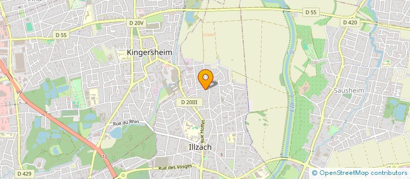 localisation de l'entreprise SOCIETE CIVILE IMMOBILIERE ADAME  ILLZACH