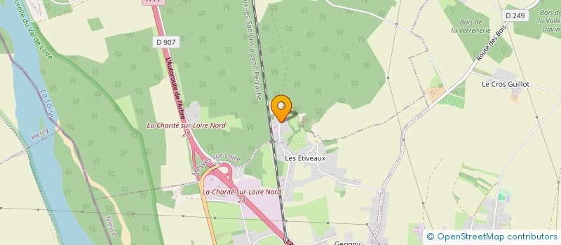 localisation de l'entreprise SOCIETE CIVILE IMMOBILIERE ADM  LA CHARITE SUR LOIRE