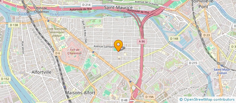 localisation de l'entreprise SOCIETE CIVILE IMMOBILIERE ADN OUED à MAISONS-ALFORT