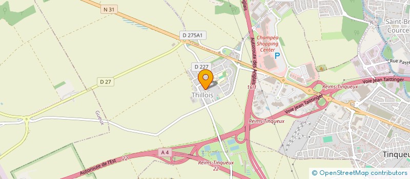 localisation de l'entreprise SOCIETE CIVILE IMMOBILIERE ADP  THILLOIS