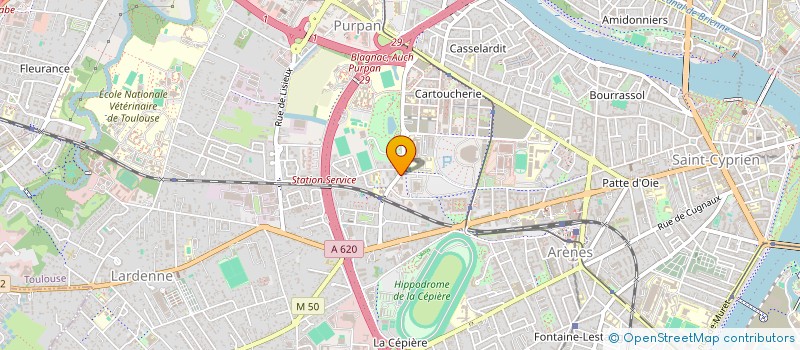 localisation de l'entreprise SOCIETE CIVILE IMMOBILIERE ADRIJUL à TOULOUSE