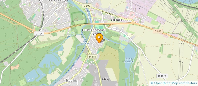 localisation de l'entreprise SOCIETE CIVILE IMMOBILIERE ADSI  MORET-LOING-ET-ORVANNE