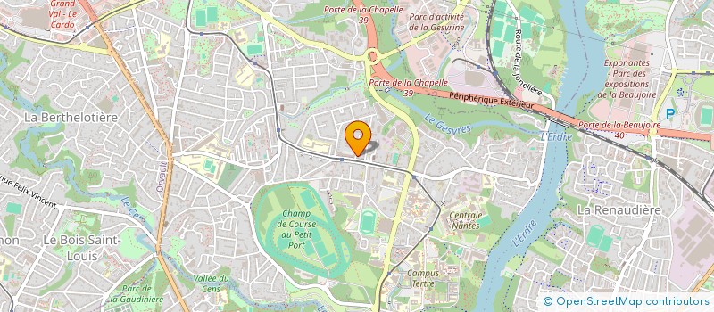 localisation de l'entreprise SOCIETE CIVILE IMMOBILIERE AEGIR  NANTES