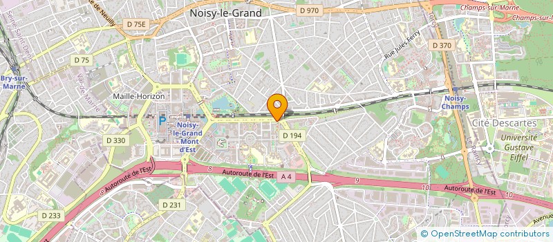 localisation de l'entreprise SOCIETE CIVILE IMMOBILIERE AEH à NOISY-LE-GRAND