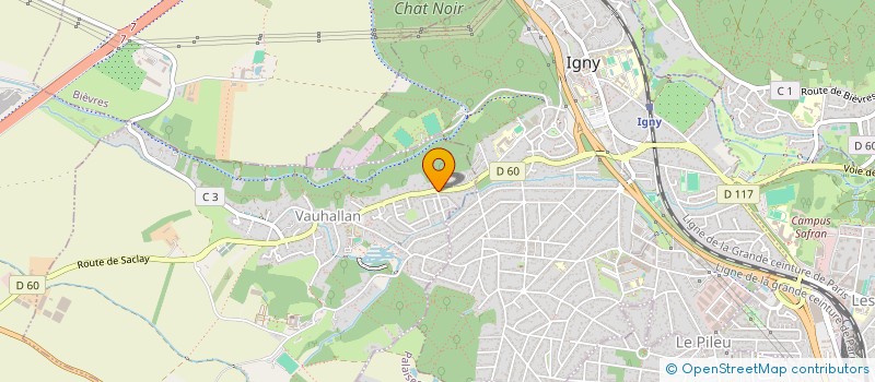 localisation de l'entreprise SOCIETE CIVILE IMMOBILIERE AGAVERO  VAUHALLAN