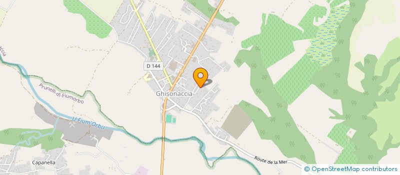 localisation de l'entreprise SOCIETE CIVILE IMMOBILIERE AGOURAI à GHISONACCIA