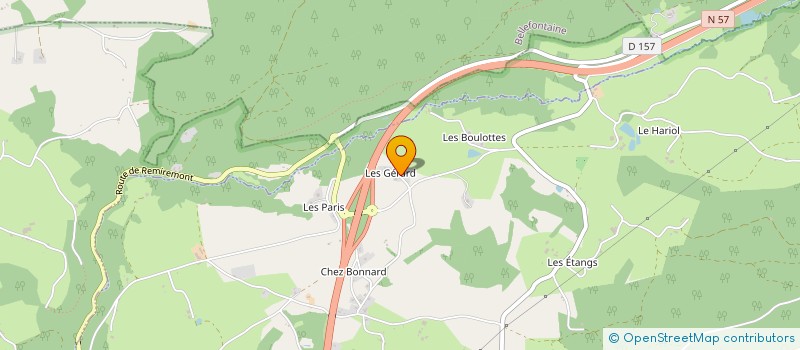 localisation de l'entreprise SOCIETE CIVILE IMMOBILIERE AGP  LE VAL-D'AJOL