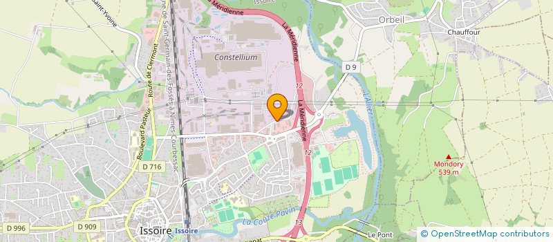 localisation de l'entreprise SOCIETE CIVILE IMMOBILIERE AGTR  ISSOIRE