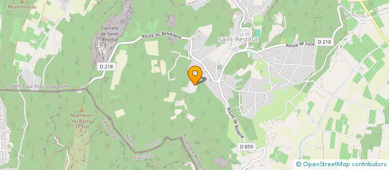 localisation de l'entreprise SOCIETE CIVILE IMMOBILIERE AGY  SAINT-RESTITUT