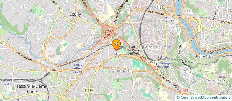 localisation de l'entreprise SOCIETE CIVILE IMMOBILIERE AIN VEST  LYON