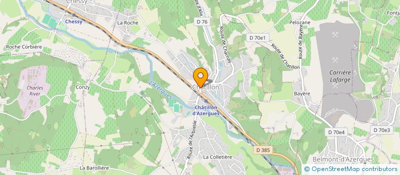 localisation de l'entreprise SOCIETE CIVILE IMMOBILIERE AIR-BOR  CHATILLON