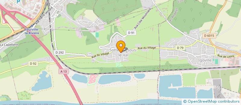 localisation de l'entreprise SOCIETE CIVILE IMMOBILIERE AIT-SAID  SOTTEVILLE-SOUS-LE-VAL