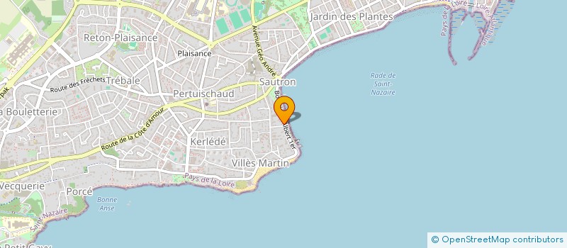 localisation de l'entreprise SOCIETE CIVILE IMMOBILIERE AJ2S  SAINT-NAZAIRE