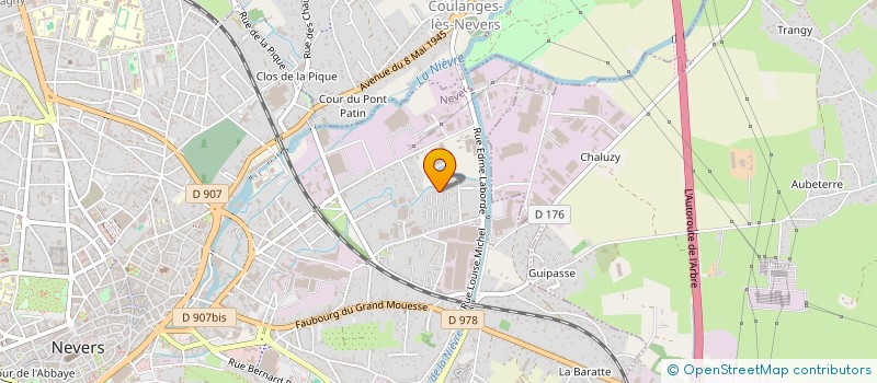 localisation de l'entreprise SOCIETE CIVILE IMMOBILIERE AJAR à NEVERS