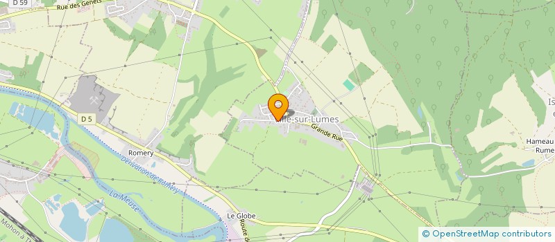 localisation de l'entreprise SOCIETE CIVILE IMMOBILIERE AJC  VILLE-SUR-LUMES