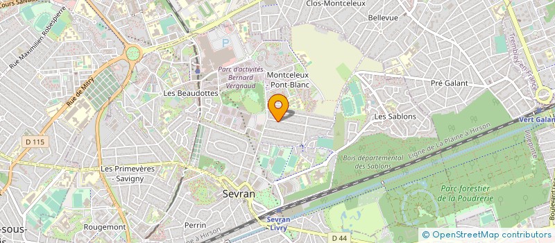localisation de l'entreprise SOCIETE CIVILE IMMOBILIERE AJC à SEVRAN