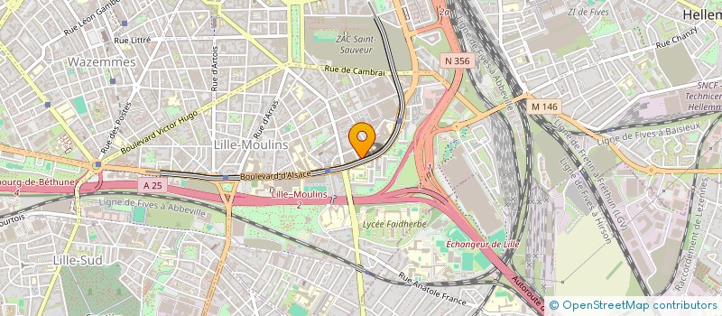 localisation de l'entreprise SOCIETE CIVILE IMMOBILIERE AJMOU ET PAR ABREVIATION SCI AJMOU à LILLE