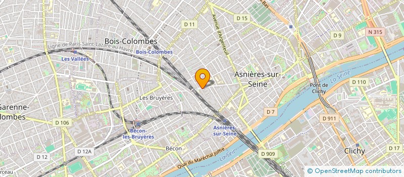 localisation de l'entreprise SOCIETE CIVILE IMMOBILIERE AKA 1 à ASNIERES-SUR-SEINE