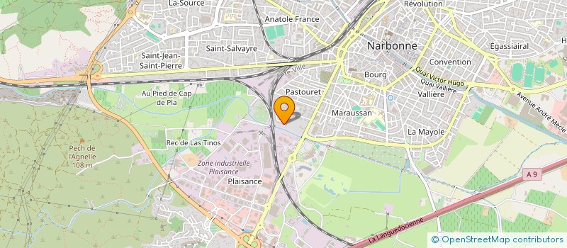 localisation de l'entreprise SOCIETE CIVILE IMMOBILIERE AKOURA à NARBONNE